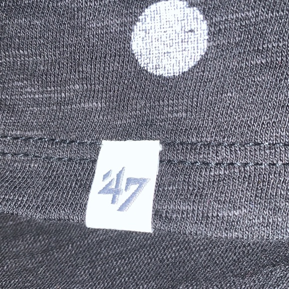 NWOT Chicago WHITE SOX Black Top with White Polka Dots - Picture 8 of 8